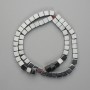Hematite cube beads 6x6 mm, length 40 cm+
