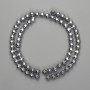 Hematite Beads, Silver Color, Faceted Round Beads 6mm ±, Strand Length 38 cm ±