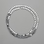 Hematite Beads, Silver Color, Coin-Shaped, 3.5×4 mm, Length 38 cm