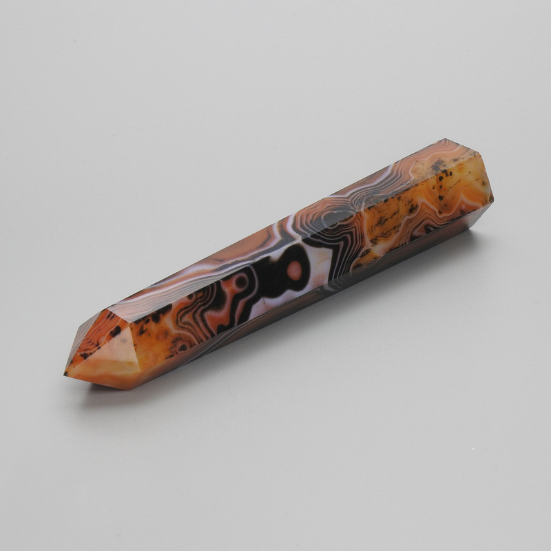 Souvenir Pencil Made of Natural Agate, 120×25 mm ± Assorted Sizes (per 100 g)