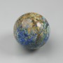 Souvenir sphere of natural azurmalachite, diameter 45-60 mm +/- assorted sizes, weight from 160 g. (Price per 100 g)