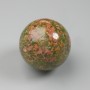Heliotrope sphere, natural stone, diameter from 40–50 mm ± assorted sizes (price per 100 g), weight from 130 g
