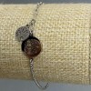 Xuping Rhodium Bracelet, length 18-22 cm, thickness 2-3 mm