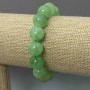 Onyx Bracelet with Smooth Beads, 12 mm Diameter ±, 18 cm Length ± Stretch