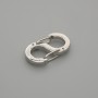 Silver-Colored Lock Clasp 16×8.5 mm