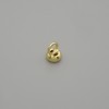 Price per 1 pc. Gold-tone bead cap end for beads, diameter 4.5×1 mm ± hole diameter 2.5 mm+