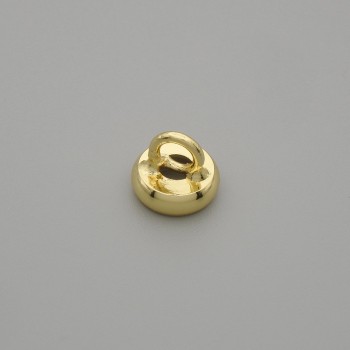 Bead cap for beads, gold color, 8x1 mm, hole diameter 3 mm