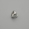 Bead Cap Finding - Cap for Bead, Silver Color, 8×1 mm diameter ±, hole diameter 3 mm