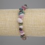 Tourmaline chip bracelet, diameter 6–14×2–7 mm ±, length 18 cm ±, stretch