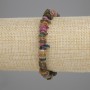 Tourmaline Chip Bracelet, bead size 6–9×1–3 mm, length 18 cm, stretch