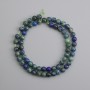 Azurite Beads, Smooth Spheres, 6 mm Diameter ±, 38 cm Length ±