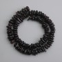 Garnet chip beads, 8–11×3–4 mm, length 40 cm ±