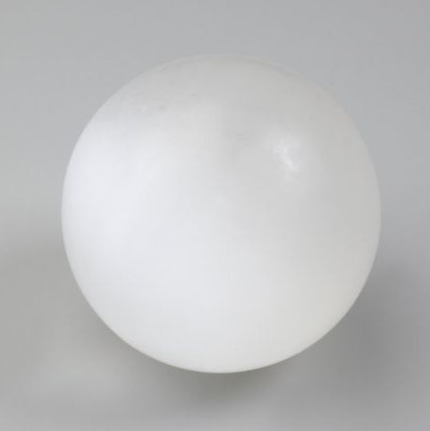 Souvenir Sphere Made of Natural Selenite, Diameter 66 mm (±), Weight from 405 g