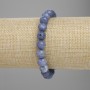 Sponge Coral Bracelet with Smooth Beads, 8 mm Diameter ±, 18 cm Length ±, Stretch