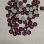 Purple cold-set rhinestones, 6 mm diameter, packaged 340 g (±)