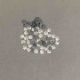 Rhinestones for cold-fixation, white color, 5 mm diameter ±, packaging 290 g (±)