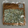 Blue rhinestones, 4 mm diameter ±, packaging 75 g
