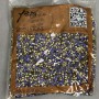 Blue rhinestones, color blue, diameter 4 mm, packaged 75 g (±)