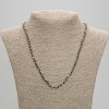 Pyrite Necklace with Faceted Beads 4 mm+-, length 45 cm+- with clasp