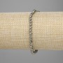 Pyrite Faceted Bead Bracelet, 4mm, Stretch