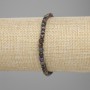 Tourmaline Faceted Cube Bracelet 4×4 mm, length 18 cm, stretch