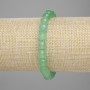 Jade Bracelet with Faceted Beads, 8 mm Diameter ±, 18 cm Length ±, Stretch