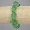Toned quartz bracelet with unpolished stones, bead diameter 8–17×11–16 mm ±, length 18 cm ±, stretch