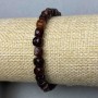 Goshenite Bracelet with Faceted Cubes 6x6 mm, Length 18 cm ±, Stretch