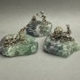 Prospectors' Souvenir (various figures) Natural fluorite stone 40–55 × 40–50 mm ± assorted sizes