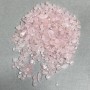 Natural Pink Quartz Chip, Undrilled, 3-10×3-4 mm ± (per 100 g ±)
