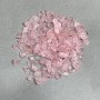 Rose quartz chip without hole 6-16×4-8 mm ± (per 100 g ±)