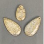Pendant with Fossilized Coral 40–60 × 25–30 mm ± Assorted Sizes