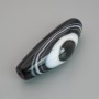 Price per 1 piece. Bead insert, natural agate, 44-47×15-16 mm ± (assorted sizes)