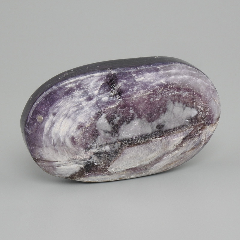 Decorative interior natural Lepidolite stone 35×55-75 mm ± (assorted sizes) weight from 60 g (per 100 g ±)