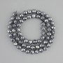 Terahertz Beads, Faceted, 6 mm diameter, 39 cm length, on a thread