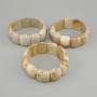 Petrified Coral Bracelet, link diameter 25×20 mm, length 18 cm ±, elastic stretch