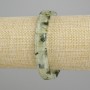 Prehnite Faceted Square Bracelet, 10.5-11×10.5-11 mm, length 18 cm ±, stretch