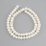 Freshwater Pearl Beads, diameter 6–7×4.5–5.5 mm, length 35 cm ± on thread