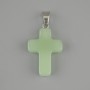 Pendant Cross Nephrite 25×18 mm ±, length 35 mm ±