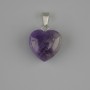 Pendant Amethyst Heart 15x15x22 mm
