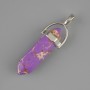 Variscite pendant hexagonal crystal 30×8×41 mm+