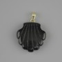 Pendant Shell Agate 22×22 mm ±, length 30 mm ±