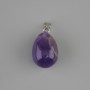 Pendant Amethyst Teardrop 18×13 mm, length approx. 26 mm