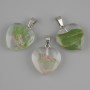 Heart Pendant (transparent resin) 21x21x30 mm+