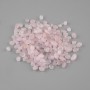 Pink quartz, tumbled undrilled chips, 6-15×6-8 mm, ± packaged 100 g (per 100 g ±)