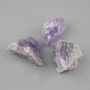 Unpolished amethyst interior decorative Souvenir Stone 46-52×30-40 mm ± packaged 100 g (Price per 100 g)