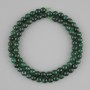Chrysoprase Beads, Faceted Ball, 6mm Diameter ±, 41cm Length ± on Thread