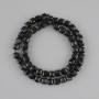 Faceted agate cube beads, 6.5×6.5 mm, 37 cm strand