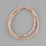 Freshwater pearl beads 4, 5-7×3.5-4 mm, length 36 cm ±