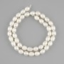 Natural river pearl beads 8.5–9×6–6.5 mm, length 36 cm